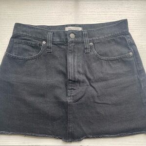 Madewell Denim Skirt - Black